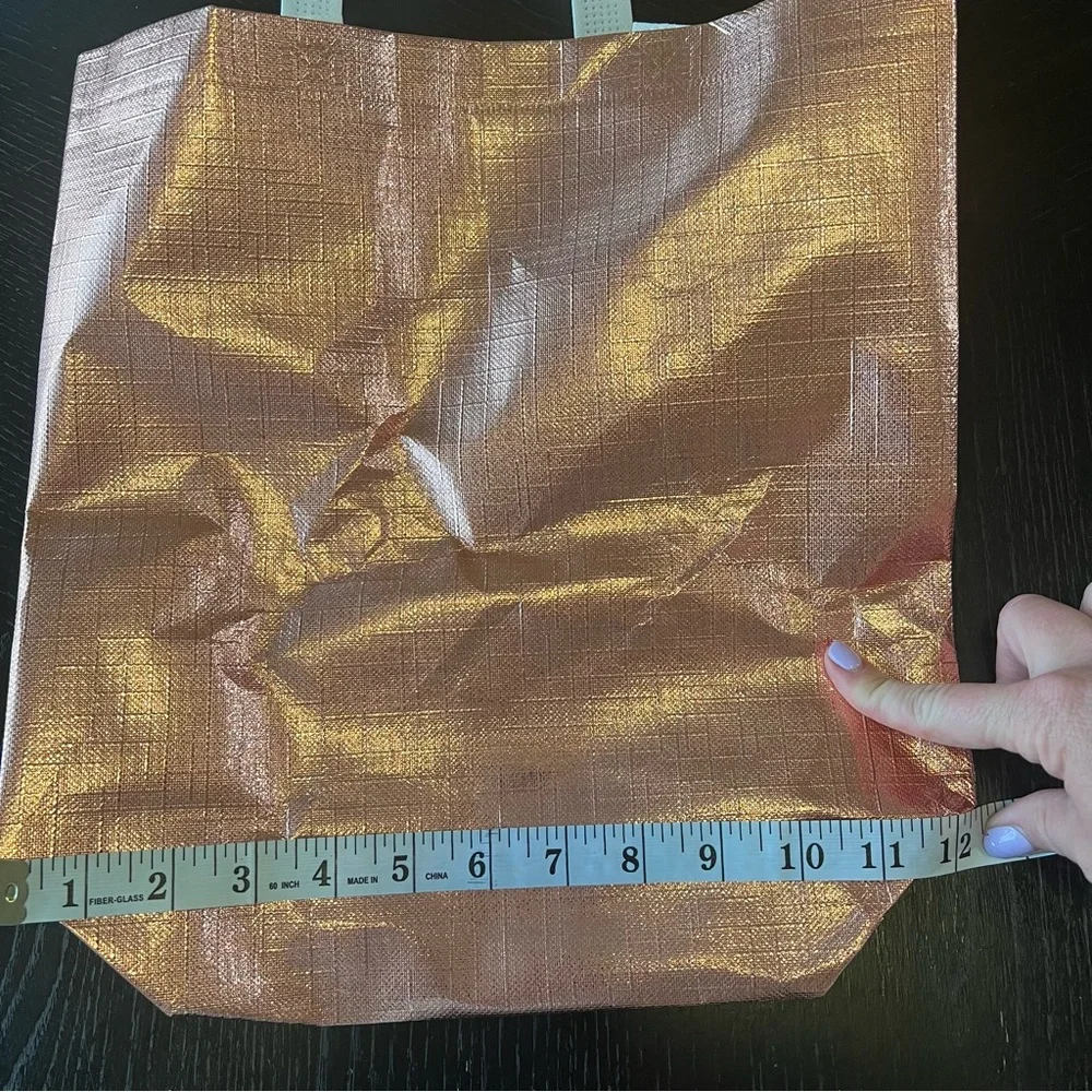 Elegant Gold Vinyl Gift or Tote Bag